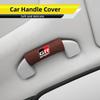 Car Interior Roof Handle Cover Suede Roof Grab Handle Grip For Toyota GR Sport Corolla Yaris Camry Prius RAV4 CHR Accessories