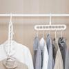 1 шт. - Многофункциональная волшебная складная вешалка для одежды с девятью отверстиями, удобное хранение и шкаф для хранения, экономящий место