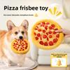 Игрушка со звуком укуса собаки, Веселая пицца, Интерактивная тренировка с лаем, Износостойкая игрушка для чистки зубов питомца
