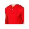 Polo Ralph Lauren FW23 Однотонная вышитая футболка-поло с длинным рукавом и вышитым логотипом, мужская, оранжевая MNPOKNI16823249-800