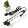Водонепроницаемая USB-подсветка для аквариума, подводная яркая стеклянная трубка, свет для аквариума, разноцветное/сине-белое освещение, погружная лампа