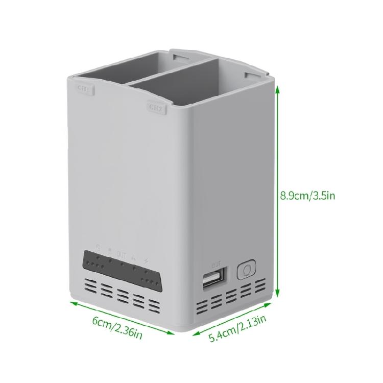 Double Slot 65W Chargers For Lito1/X1 Batteries Efficient Charging Dock Temperature Control Storage Mode Support