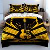 Guitar, musical notes, sheet. Bedding sets Duvet cover sets Duvet covers Pillowcases(1 * Duvet Cover 2 * Pillowcases, without duvet insert)