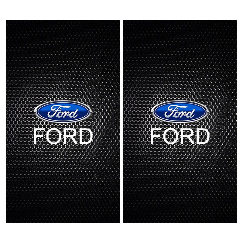 BBBM3 Car Emblem Center Pillar Sticker Auto Door Decorative Stickers for Ford MK1 MK2 MK3 Focus 2 3 4 Fiesta MK7 Mondeo MK4 ST Focus