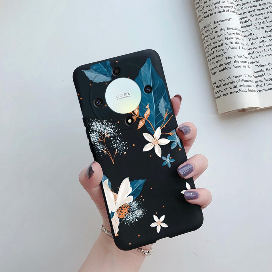 Чехол для Honor X9a X9b 5G Чехол Силиконовый Мягкий Модный Цветочный Задний Корпус Coque для Honor X9a X9b X9 a X 9 b 2023 Чехол для Телефона Funda