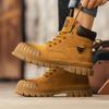 2024 осень и зима новинка внешнеторговые горячо продаваемые мужские рабочие ботинки для улицы и отдыха высокие толстоподошвенные ботинки Мартина