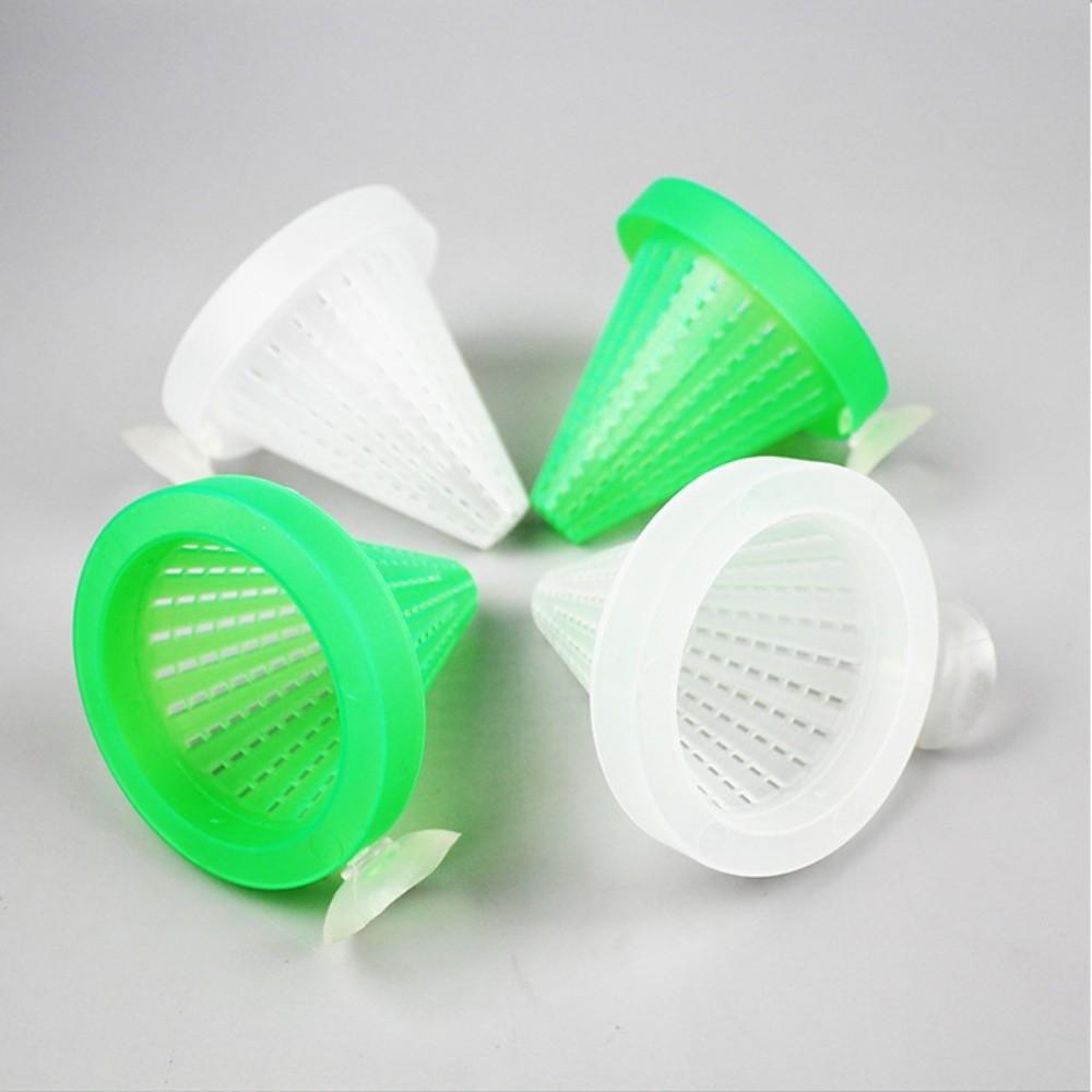 20Pcs Cone Shape Bloodworm Feeding Cup Basket Style Automatic Feeder Aquarium Worm Feeder Shrimp