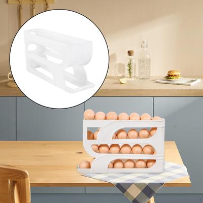 Держатель для катания яиц, контейнер для экономии места, креативная коробка для хранения