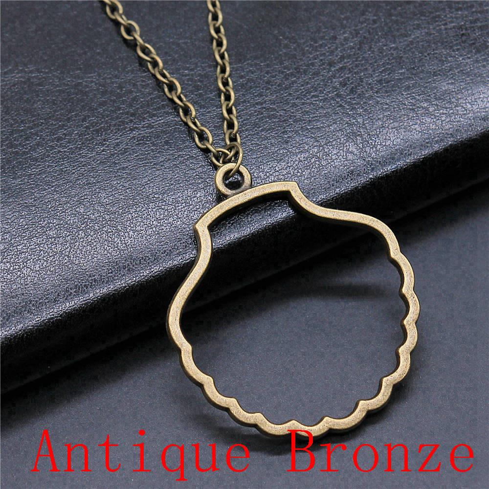 Mermaid Ocean Pendant Necklaces Necklace With Chain For Women DIY Jewelry Making Findings