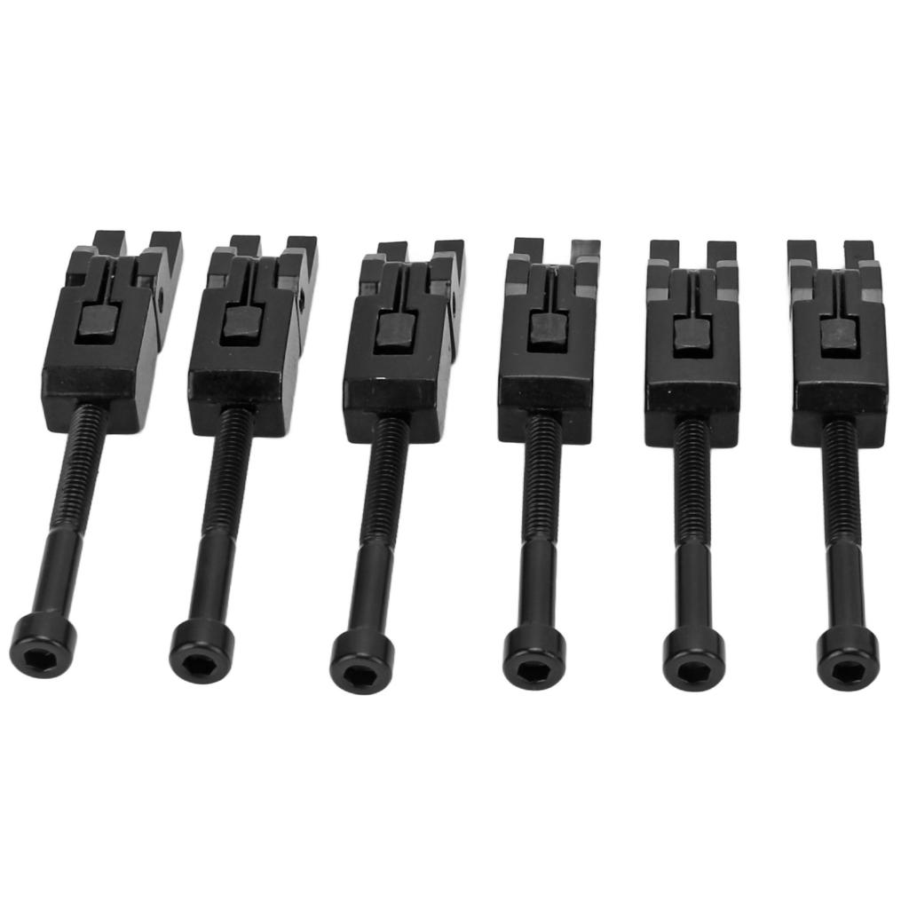 6 шт. Металлические седла тремоло для электрогитары, замена, с винтами и шестигранным ключом