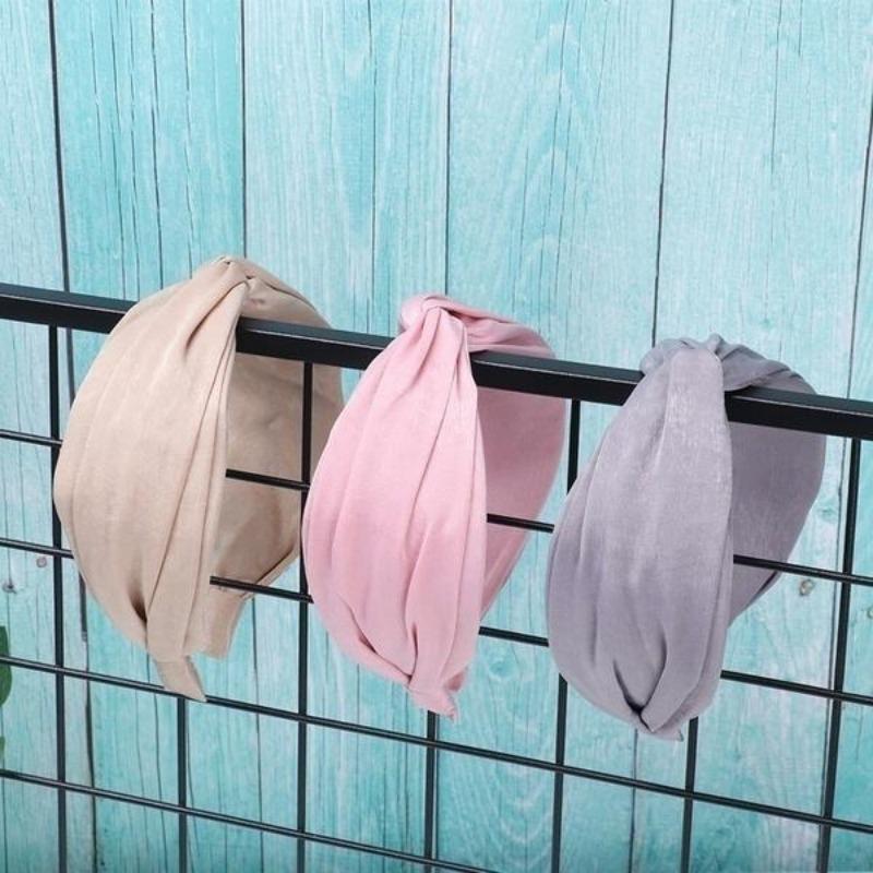Women's Fashion Headband Fried Dough Twists Hair Band Sweet Knot Cross Tie Cloth Headband Hair Band
