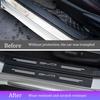 Для BYD Song Plus Yuan Pro Tang EV F0 F3 Seal u DMi Han Qin Dolphin Пороги автомобиля Пленка из углеродного волокна Наклейки на пороги дверей