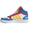 Улица Сезам X  Neo Hoops 3.0 Mid Кроссовки Унисекс Кроссовки Белый Синий Красный GX6108