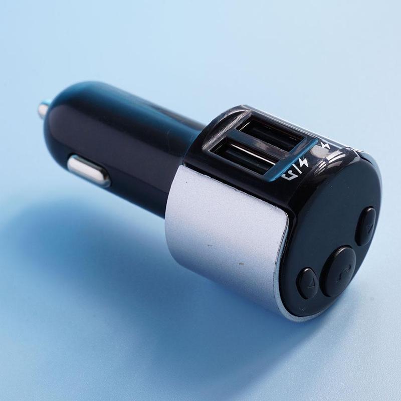 Беспроводной автомобильный FM-передатчик Bluetooth 5.0 MP3-плеер AUX-радиоадаптер с двумя USB-зарядными устройствами Bluetooth-гарнитуры