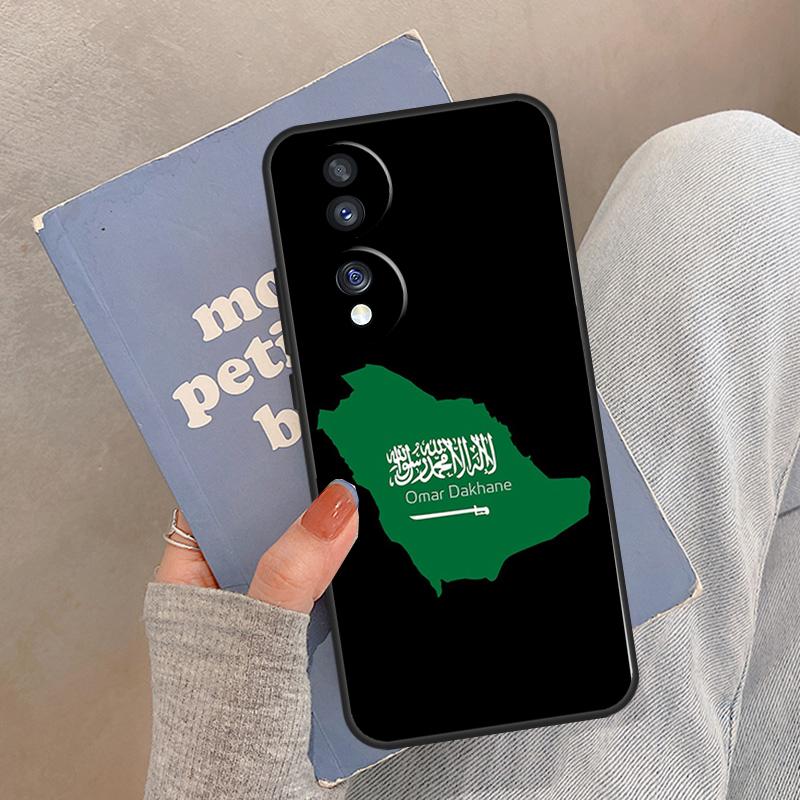 Чехол Флаг Саудовской Аравии для Honor Magic 5 6 7 8 Pro Чехол для Honor 200 400 Lite 50 70 90 X8a X8b X9a X9b X9c