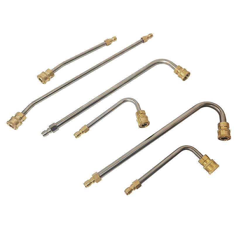 Водяной пистолет высокого давления для мойки автомобилей, удлинительный стержень для мойки под давлением, насадка для чистки водостоков, насадка/шланг 1/4" с быстрым соединением