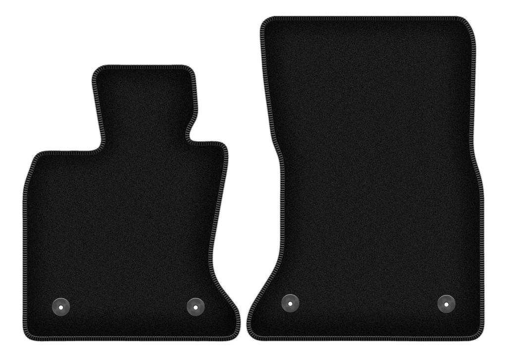 Velour Carpet Mats Basic Front For Bmw Gt F07 Xdrive Gt (2009-2017)