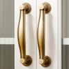 Light Luxury Brass Cabinet Knobs Drawer Pull Shell Shaped Handle Cupboard Handles  Interior Design