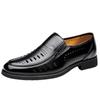 New Sandals Men's Leather Summer New Business Dress Casual Hollow Leather Shoes Men's Leather Shoes