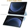 Coque de Protection - E.F.Connection - pour Samsung Galaxy Tab S10 Plus/S9 Plus - Support - Bleu