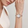 CITIZEN Eco-Drive Series Cherry Blossom Pink Steel Strap Business Fashion Women's Watch Solar Movement Steel Strap Women's Watch Silver Dia EO1194-53A