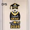 Выпускной 2025 года, подвесная табличка для входной двери Выпускной 2025 года Приветственная табличка для украшения крыльца выпускного
