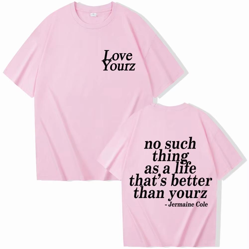 Футболка J Cole Dreamville Love Yourz Унисекс WoUnisex Харадзюку Короткий рукав Круглый вырез Повседневная рубашка 2026