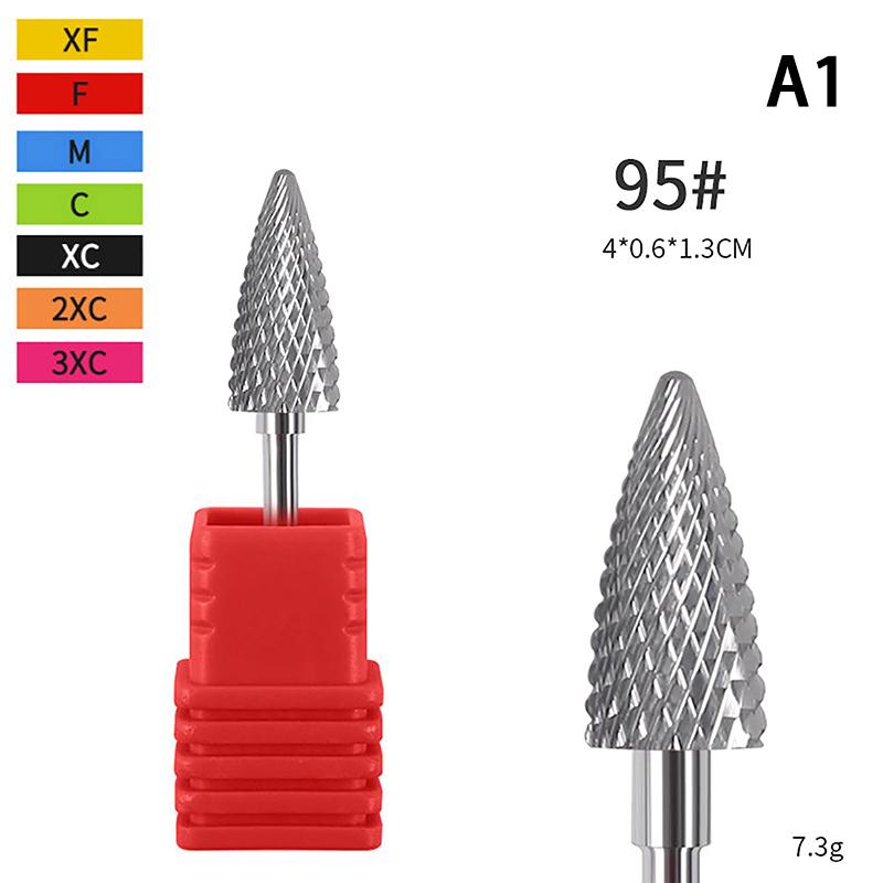 Пилки для ногтей из вольфрамовой стали с хвостовиком для электрической маникюрной машинки