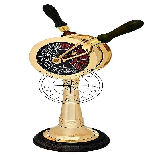 Морской латунный телеграфный двигатель, комната для заказа, коллекционный морской декор