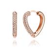 ELLE Jewelry 14K Heart Motif One-Touch Earrings (Gold Pin) ELGPEE413