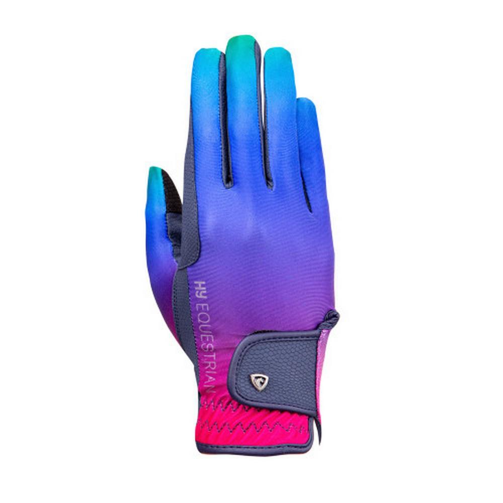 Hy Unisex Adult Ombre Riding Gloves