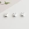 S925 Sterling Silver Kitten Spacer Beads Handmade DIY Bracelet Jewelry