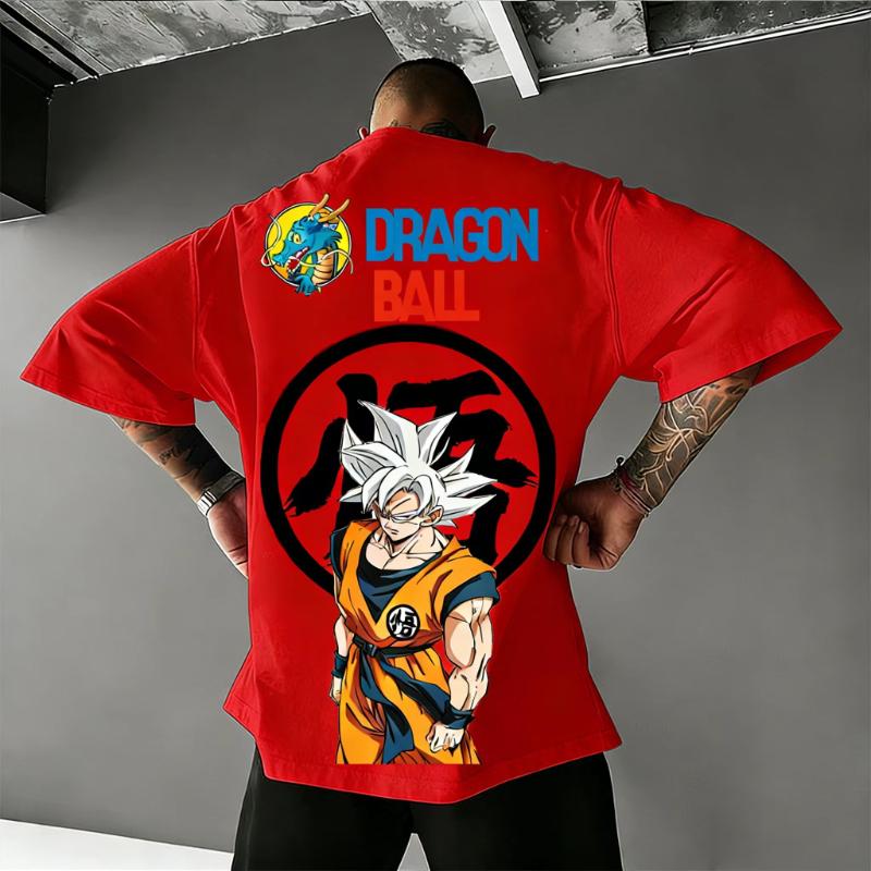 Dragon Ball Anime T Shirt Men Women Goku Graphic Tee Cotton Short Sleeve Summer Streetwear Casual Tops Manga Print Y2k Clothes