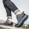 Мужская обувь больших размеров, утолщенные походные ботинки, водонепроницаемые и нескользящие походные ботинки, бархатные хлопковые туфли, обувь для путешествий на открытом воздухе, уличные зимние ботинки