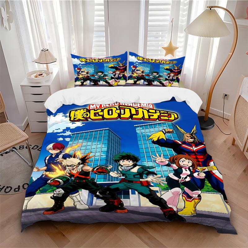 Heroic Adventures Print 3Pcs Bedding Setduvet Cover With 2 Bedropillowcase Home Birthday Gift