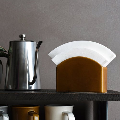KINTO SCS Paper Filter Stand, Brown, for Coffee, Hand Drip, Dishwasher Safe, 27671