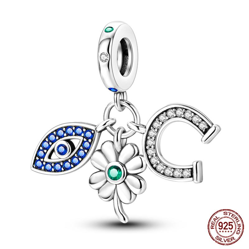 100% 925 Silver Fantasy Flying Dragon Mysterious Butterfly Charms Pendants Fit Qikaola Original Bracelets DIY Jewelry