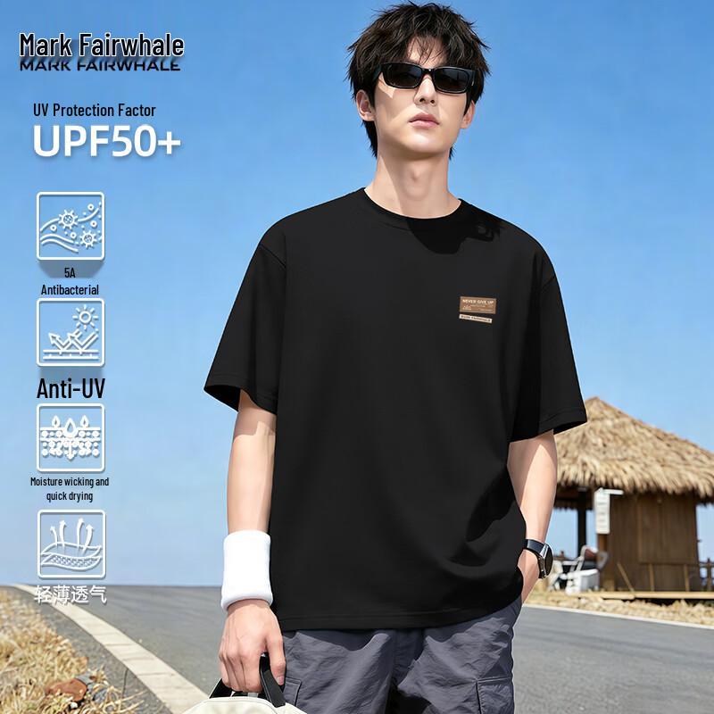 Mark Fairwhale Men's Quick-Dry Sun Protection Round Neck T-Shirt