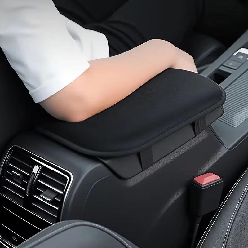 Plush Car Armrest Heightening Pad Warm Non-slip Scratch Resistant Universal for Most Vehicle Central Console Armrest Cover