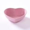 Мини-милые любовь в форме сердца, чаша из пшеничной соломы, маленькая тарелка для закусок, кухонные принадлежности