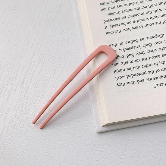 Французская палочка для волос U-образной формы, большая заколка для густых длинных волос, металлическая шпилька, декоративная надежная фиксация, держатель для пучка