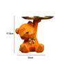 Storage Sculpture Entrance Crafts Geometric Bear Resin Desk Decoration Candy Sundries Household Supplies for Office Coffee Shop