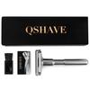 QSHAVE Adjustable Safety Razor Double Edge Mens Shaving Shaver
