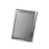 10cm Portable Metal Cigarette Case with Mirror - Double-Sided, Fashionable Smoking Set