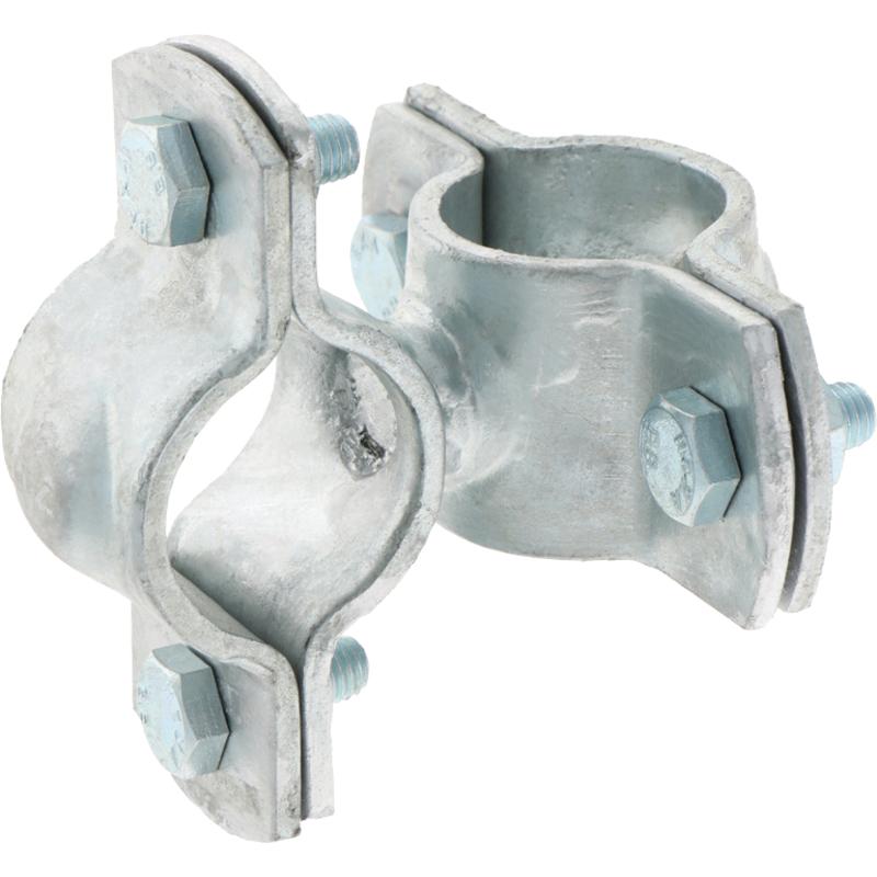 Three-piece cross clamp 1 1/4 x 1 1/4 inch
