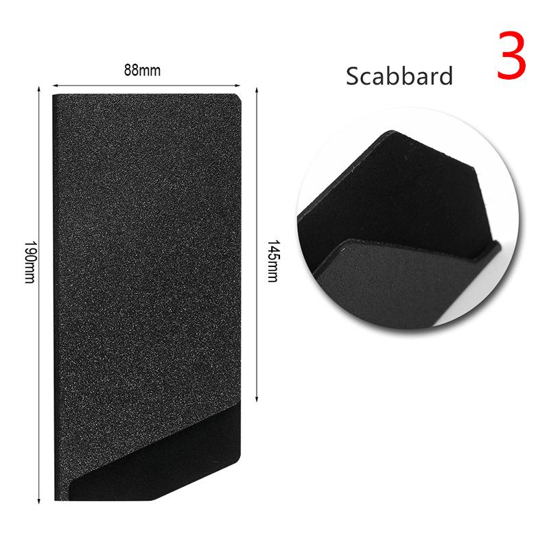 Black Plastic Kitchen Knife Blade Protector For 3.5-10 Inch Knife Cases Eco-Friendly Material High Quality Practical