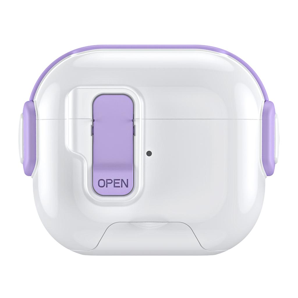 For Apple AirPods 3 Case with Phone Stand Function TPU PC TWS Earbuds Protective Cover