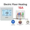 16A Heat Electric Room Thermostat Water Gas Boiler Floor Heating Temperature Controller Warm Underfloor Programmable Heater
