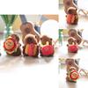 Cute Capybara Stuffed Toy Keychain With Hamburger Fries Plush Bag Charm For Kids Gift