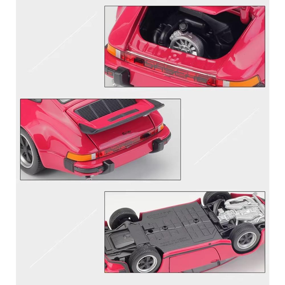 Welly 1/24 Scale 1974 Porsche 911 Turbo 3.0 Alloy Sports Car Model Diecast Metal Toy Vehicle Car Model Simulation Collection Kids Gift